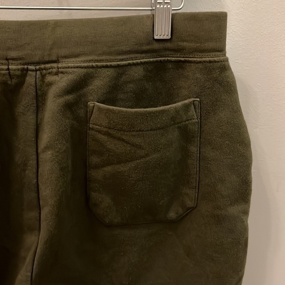 Polo Ralph Lauren Men’s Shorts Bear Fleece Pockets Drawstring Green Size Small - Picture 6 of 14